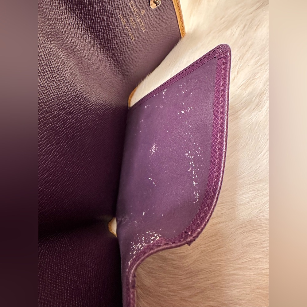 Louis Vuitton Yellow & Purple Epi Wallet - Picture 6 of 10